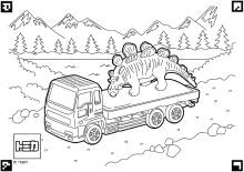 恐竜運搬車